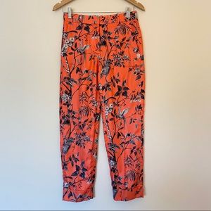 J. Crew- 100% Silk Ratti Monkey Collection Pants